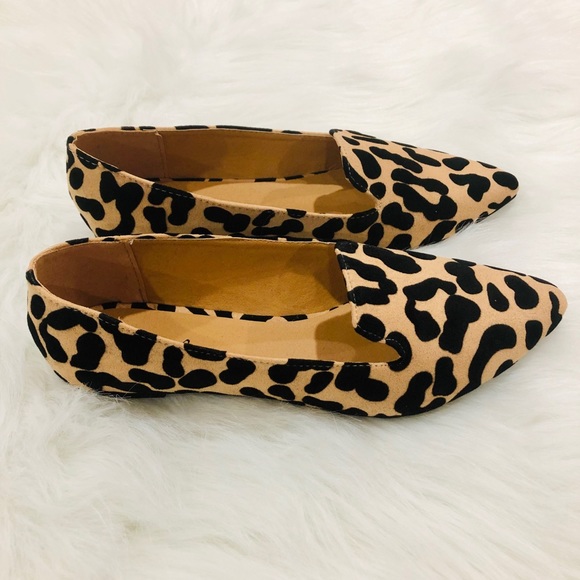 RESTOCK 5⭐️TAN BLACK LEOPARD SLIP-ON FLATS - Shoe - Picture 2 of 5